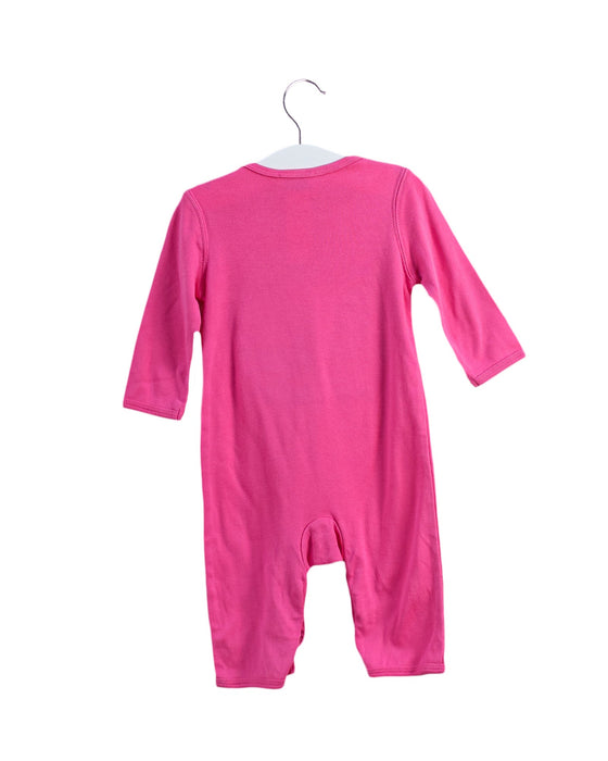 A Pink Long Sleeve Jumpsuits from Bonnie Baby in size 3-6M for girl. (Back View)