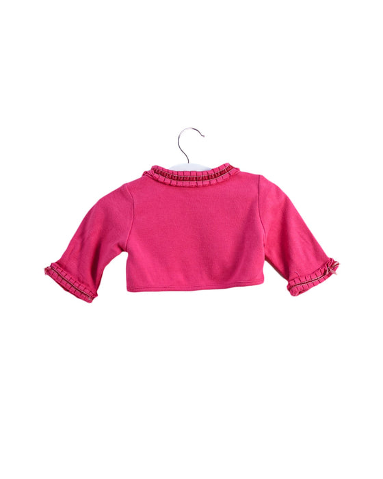 A Pink Cardigans from Mayoral in size 0-3M for girl. (Back View)