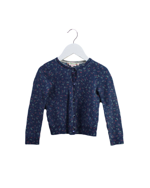 A Navy Cardigans from Bonpoint in size 4T for girl. (Front View)