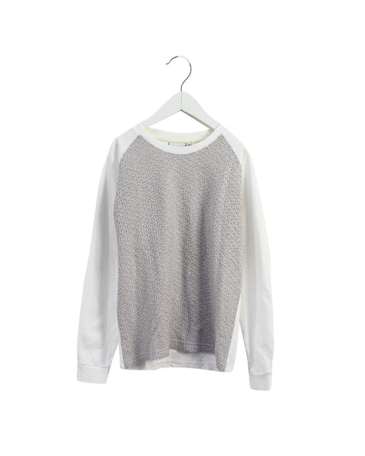 A Grey Crewneck Sweatshirts from Chickeeduck in size 10Y for girl. (Front View)