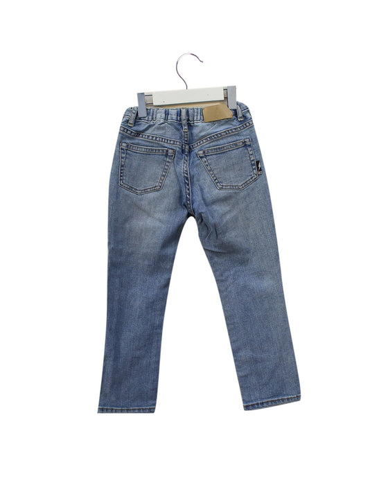 A Blue Jeans from izzue in size 5T for boy. (Back View)