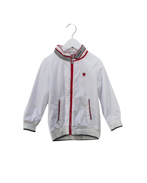 A White Lightweight Jackets from Nicholas & Bears in size 4T for boy. (Front View)