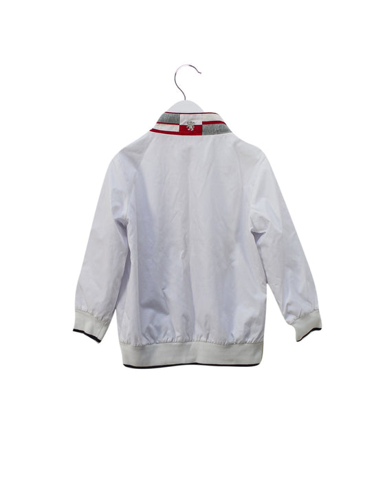 A White Lightweight Jackets from Nicholas & Bears in size 4T for boy. (Back View)