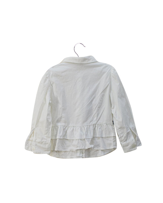 A White Shirts from Nicholas & Bears in size 2T for girl. (Back View)