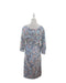 A Blue Short Sleeve Dresses from Mayarya in size S for maternity. (Front View)