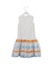 A White Sleeveless Dresses from I Pinco Pallino in size 10Y for girl. (Back View)