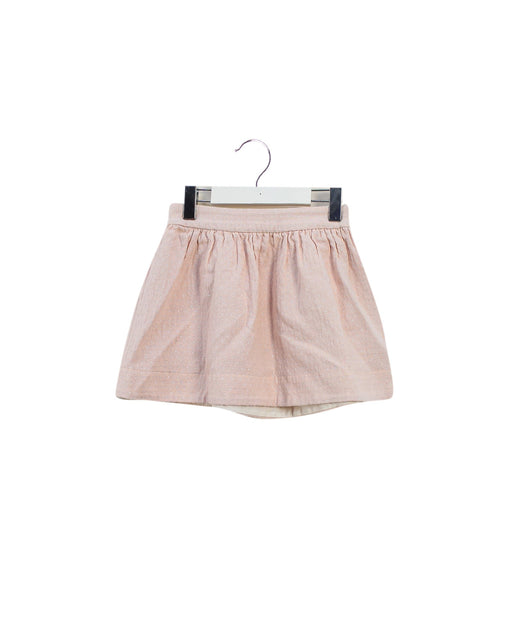 A Pink Short Skirts from Bonpoint in size 4T for girl. (Front View)