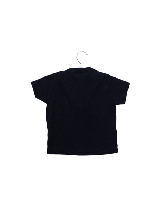 A Navy Short Sleeve T Shirts from Petit Bateau in size 3-6M for boy. (Back View)
