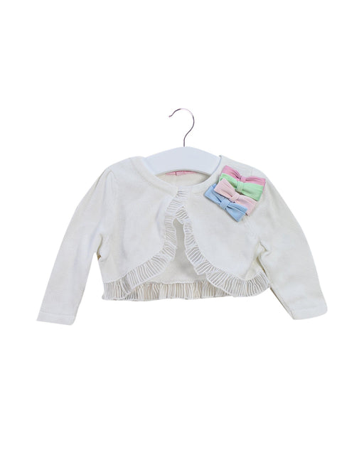 A White Cardigans from Nicholas & Bears in size 2T for girl. (Front View)