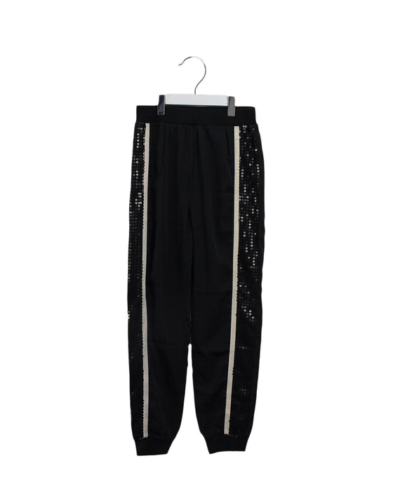 A Black Casual Pants from Guess in size 10Y for girl. (Front View)