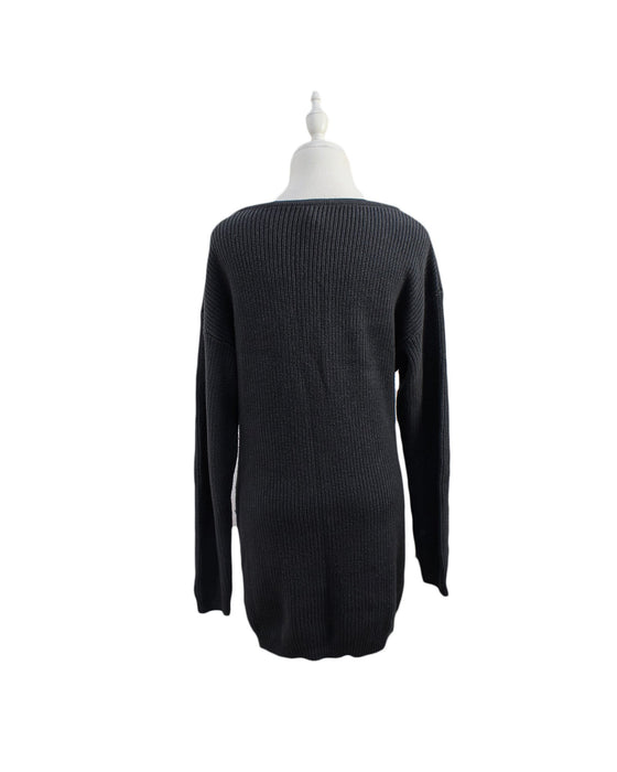 A Grey Knit Sweaters from Seraphine in size M for girl. (Back View)