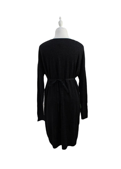 A Black Long Sleeve Dresses from Seraphine in size S for maternity. (Back View)