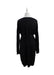 A Black Long Sleeve Dresses from Seraphine in size S for maternity. (Back View)