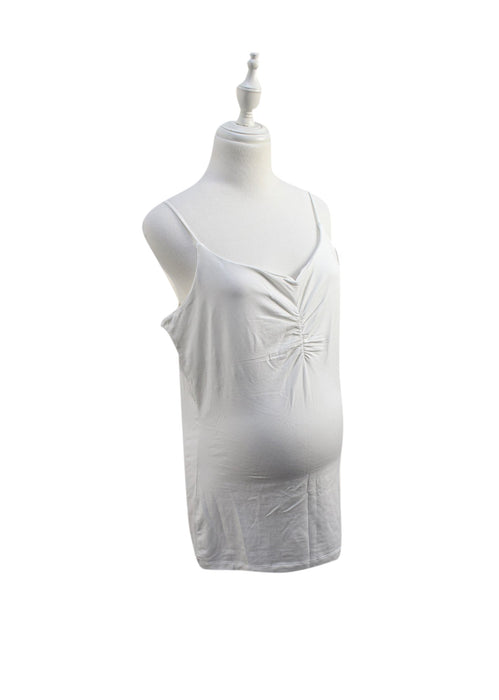 A White Sleeveless Tops from Seraphine in size S for girl. (Front View)