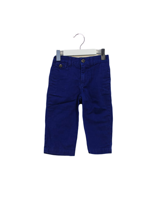 A Blue Casual Pants from Polo Ralph Lauren in size 6-12M for boy. (Front View)