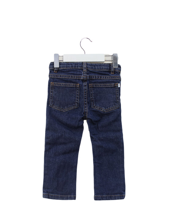 A Navy Jeans from Jacadi in size 12-18M for girl. (Back View)