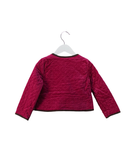 A Pink Cardigans from Janie & Jack in size 2T for girl. (Back View)