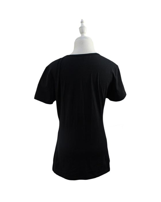 A Black Short Sleeve Tops from Seraphine in size S for maternity. (Back View)