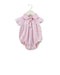 A Pink Short Sleeve Bodysuits from Ralph Lauren in size 0-3M for girl. (Front View)