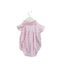 A Pink Short Sleeve Bodysuits from Ralph Lauren in size 0-3M for girl. (Back View)