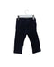 A Navy Casual Pants from Petit Bateau in size 6-12M for boy. (Back View)