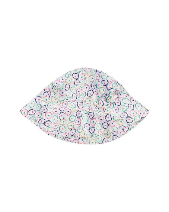 A White Sun Hats from Petit Bateau in size O/S for girl. (Front View)