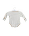 A Ivory Long Sleeve Bodysuits from Natures Purest in size 0-3M for girl. (Back View)