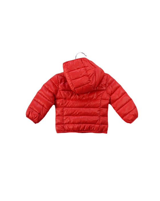 A Red Puffer/Quilted Jackets from Diesel in size 3-6M for boy. (Back View)