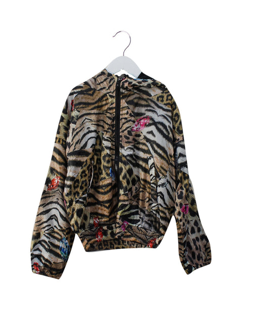 A Brown Lightweight Jackets from Diesel in size 8Y for girl. (Front View)