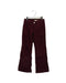 A Burgundy Casual Pants from Bonpoint in size 10Y for girl. (Front View)