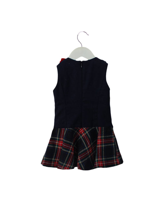 A Navy Sleeveless Dresses from Nicholas & Bears in size 6-12M for girl. (Back View)