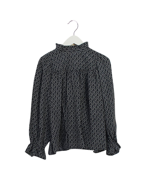 A Navy Long Sleeve Tops from Bonpoint in size 10Y for girl. (Front View)