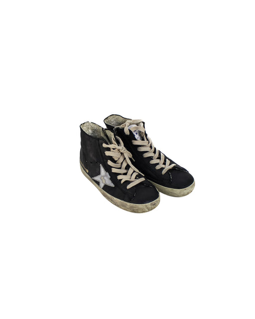 A Black Sneakers from Golden Goose Bonpoint in size 7Y for neutral. (Front View)