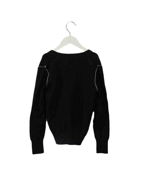 A Black Cardigans from Diesel in size 6T for girl. (Back View)
