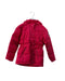 A Pink Puffer/Quilted Jackets from Diesel in size 4T for girl. (Front View)