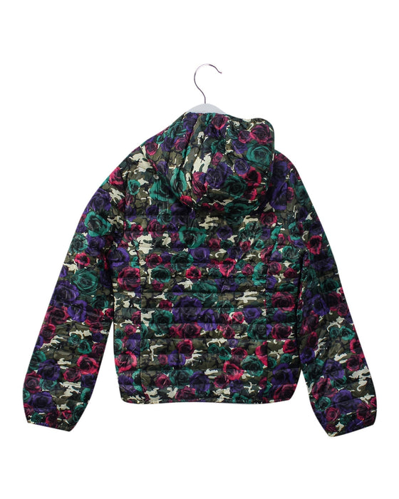 A Purple Puffer/Quilted Jackets from Diesel in size 8Y for girl. (Back View)