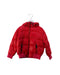 A Red Puffer/Quilted Jackets from Eleven Paris in size 4T for girl. (Front View)