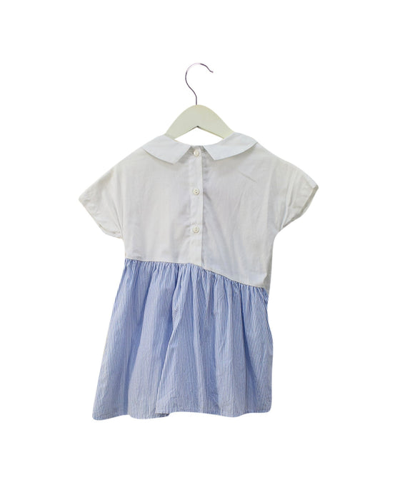 A White Short Sleeve Dresses from RaspberryPlum in size 2T for girl. (Back View)