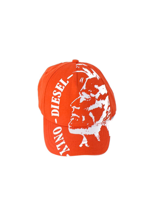 A Orange Caps from Diesel in size 8Y for neutral. (Front View)