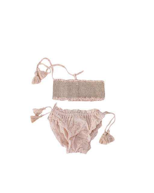 A Pink Bikinis from Velveteen in size 2T for girl. (Front View)