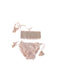 A Pink Bikinis from Velveteen in size 2T for girl. (Front View)