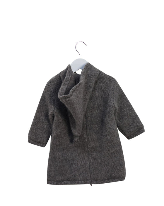 A Grey Sweater Dresses from Bonpoint in size 12-18M for girl. (Back View)