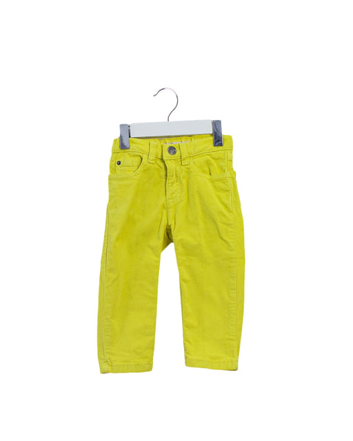 A Yellow Casual Pants from Bonpoint in size 6-12M for neutral. (Front View)