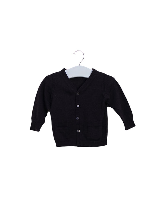 A Purple Cardigans from Bonpoint in size 6-12M for neutral. (Front View)