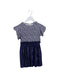 A Navy Short Sleeve Dresses from Crewcuts in size 4T for girl. (Front View)