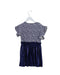A Navy Short Sleeve Dresses from Crewcuts in size 4T for girl. (Back View)