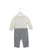 A Grey Long Sleeve Jumpsuits from Nicholas & Bears in size 6-12M for boy. (Back View)