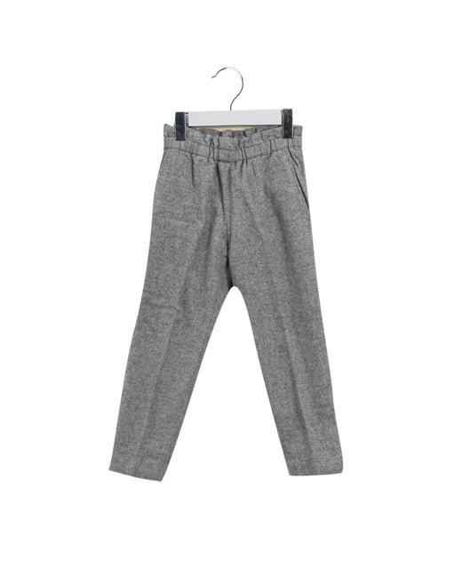 A Grey Casual Pants from Bonpoint in size 4T for girl. (Front View)