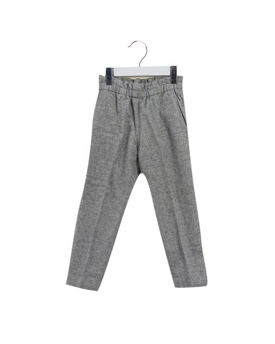 A Grey Casual Pants from Bonpoint in size 4T for girl. (Front View)