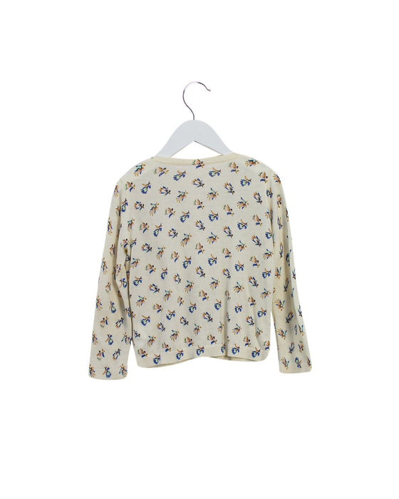 A Ivory Cardigans from Bonpoint in size 4T for girl. (Back View)
